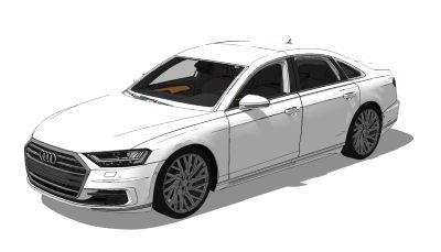 超精细汽车模型 奥迪 Audi A8